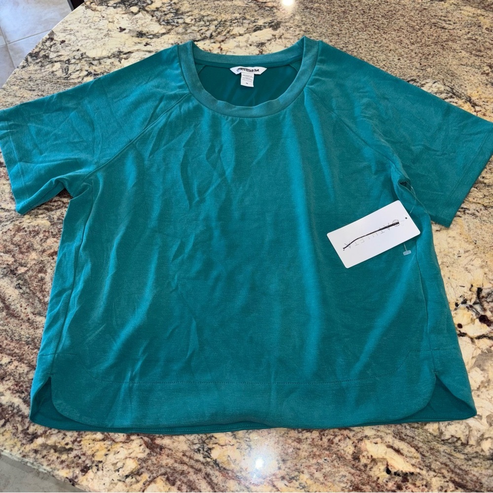 Athleta Seasoft Sweatshirt Tee NWT - Picture 4 of 9